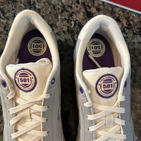 New balance 501 gray and purple NIB 11 - Picture 4 of 8